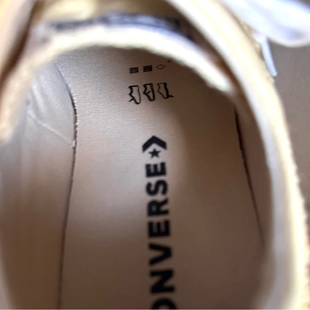 Converse Chuck Taylor Hard to Find All Star Espadrille Sneakers Yellow Size 9.5 - Picture 14 of 16